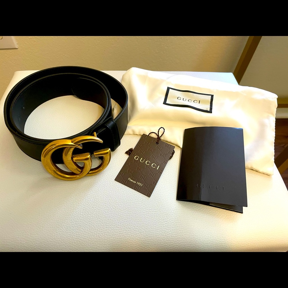 Authentic Gucci belt GG logo